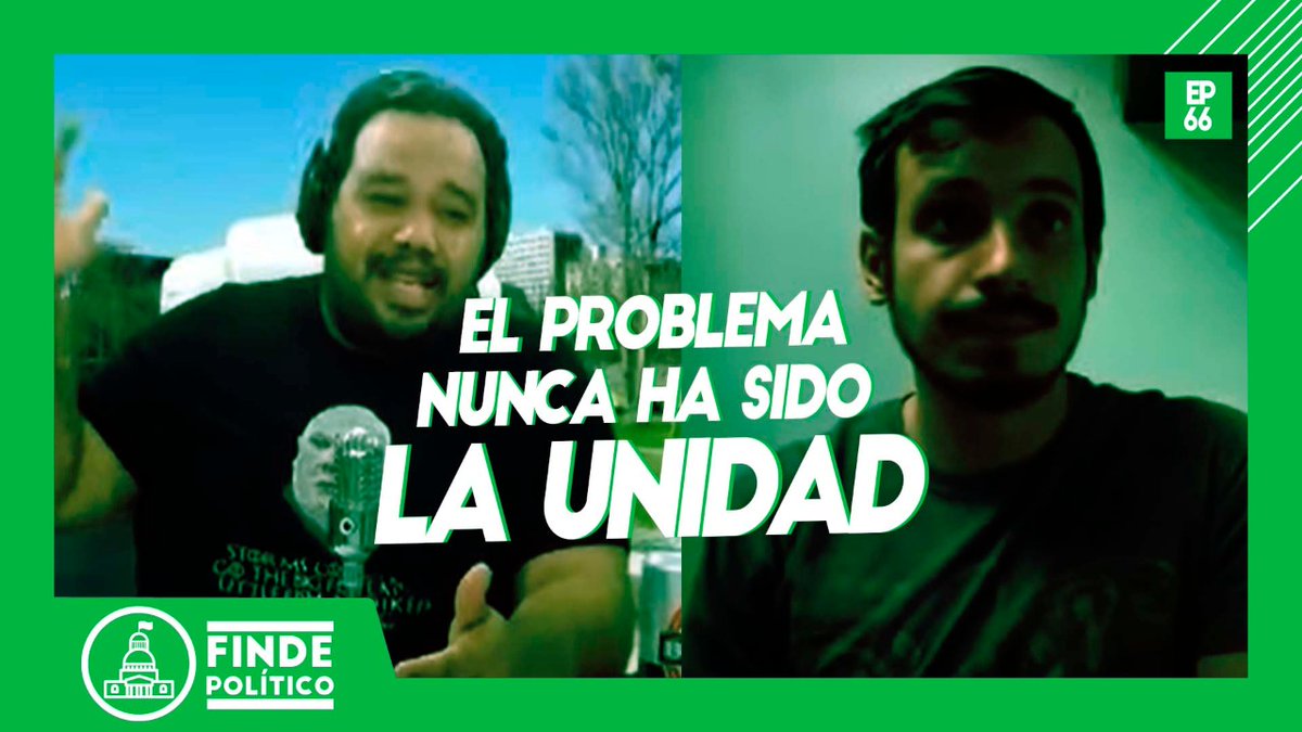 Neoadolfo's tweet image. En medio de nombramientos, hojas de ruta, pactos, relanzamientos, etc.

.@DLaraF y yo recordamos en el más reciente #FindePolítico que el problema de fondo nunca ha sido la unidad opositora, sino otro. 

youtube.com/watch?v=vGz2Jo…