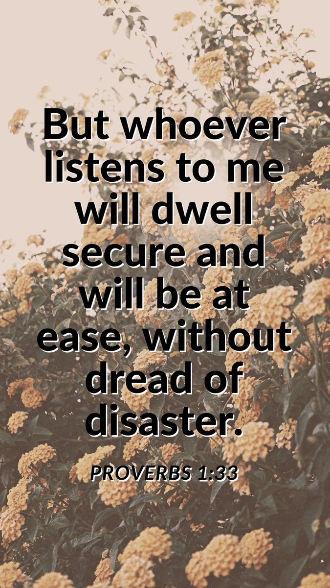 Listen to the guidance of the Lord and you will stay safe and free of disaster, even through a pandemic.
#EasternFirst #EasternCares #MotivationMonday #ThinkSafeWorkSafe #Proverbs133
twitter.com/EasternFirst/s…