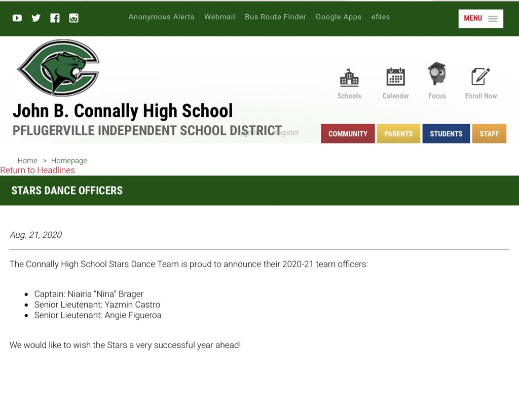 Congratulations to Our New Connally Stars Dance Team Officers of 2020-2021!!!⭐️ <a href="/JBConnallyHS/">Connally High School</a> <a href="/PfISDfinearts/">PfISD Fine Arts</a> #stars #pfisddance
