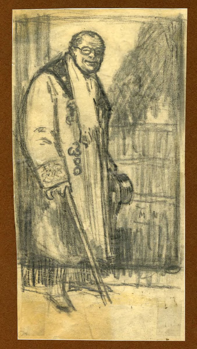 Perhaps apropos of the week, we give you a Steele sketch of Charles Augustus Milverton, "king of blackmailers." "With a smiling face and a heart of marble he will squeeze and squeeze until he has drained them dry." Stay away from folks like him & his ilk.  http://purl.umn.edu/99105 