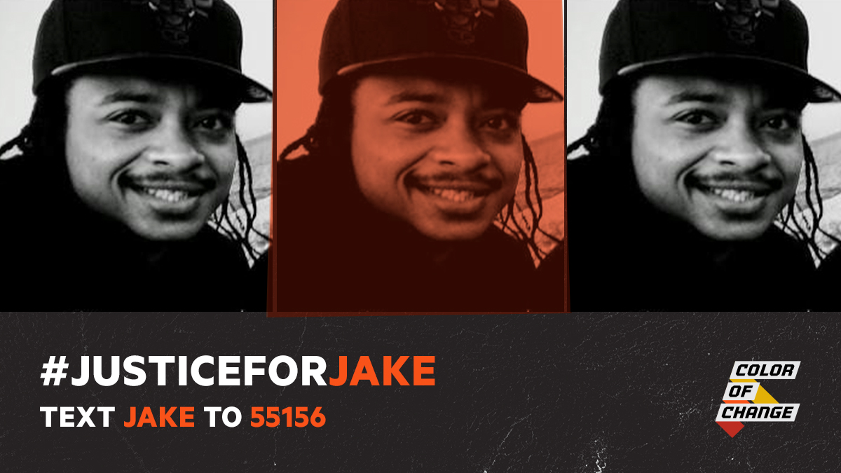 #JakeBlake broke up a fight. He walked away & headed to his car. As he entered his car, an officer grabbed his shirt to hold him in place and shot him 7 times in the back. Text 'Jake' to 55156 to demand the immediate firing and arrest of the officer who attempted to murder him.