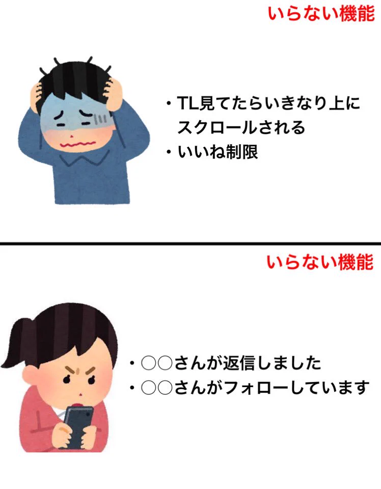 アンケートに画像を載せたい？！Twitterの欲しい機能といらない機能！