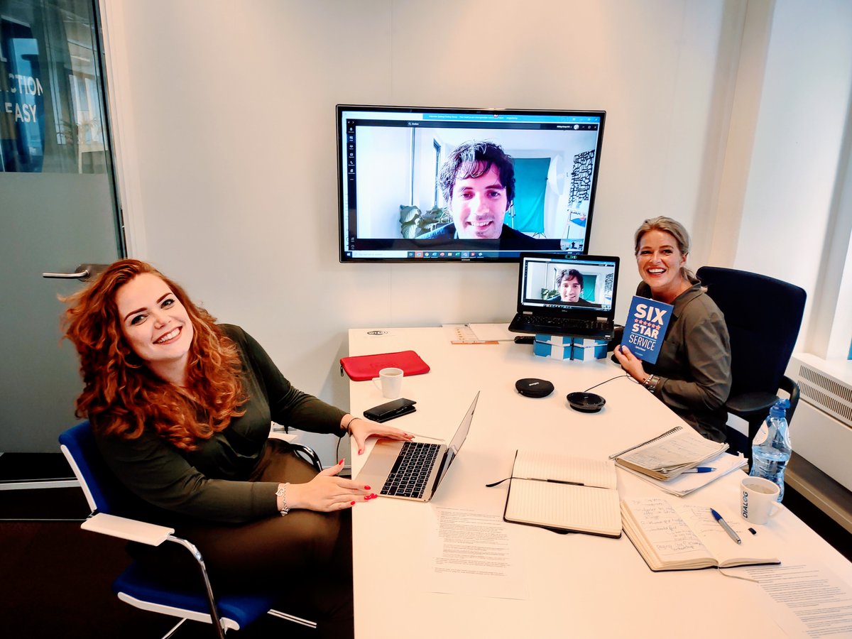 Altijd fijn om even met <a href="/sydneybrouwer/">Sydney</a> in gesprek te gaan. #workinprogress #digitalinteractionmadeeasy #sixstarservice #cxcircle #customerengagement #customerservice #klantbeleving