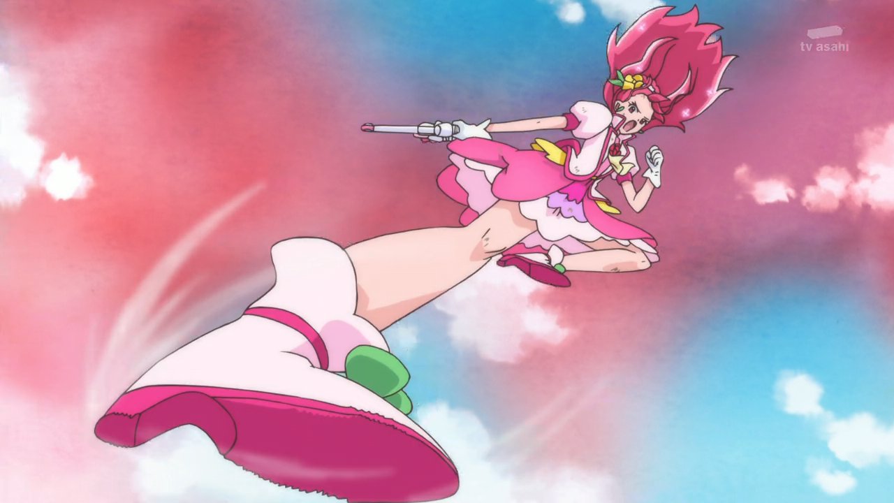 かぐ猫 V Twitter プリキュア飛び蹴りコレクション フローラはやっぱり力強さが違う