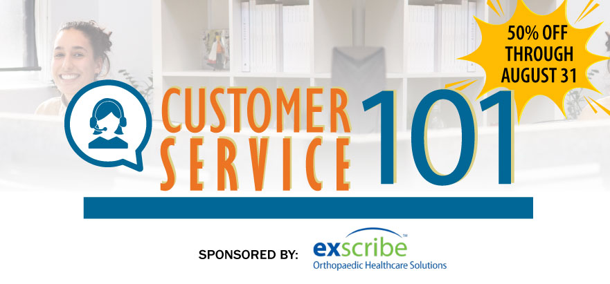 LIMITED TIME REMAINING! Don't miss out on our Customer Service 101 Course, Sponsored by <a href="/ExscribeEHR/">Exscribe EHR</a> , at 50% OFF through August 31. 

Learn more and purchase: learningcenter.aaoe.net/courses/custom…