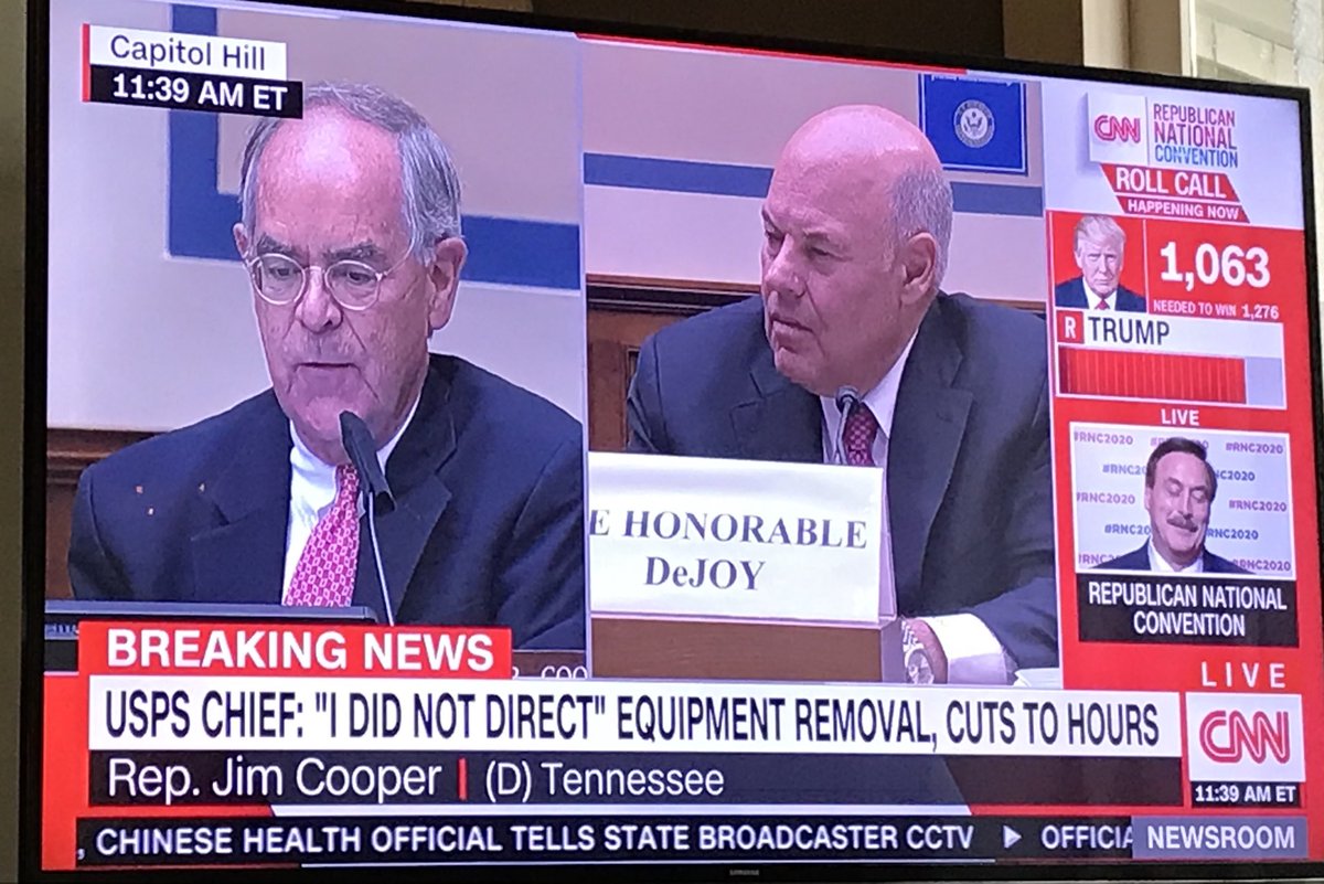 Cbluedreams's tweet image. The hostility radiating from DeJoy is palpable. Reminds me a lot of #Kavanope, snarling and struggling with rage over his entitlement being questioned.