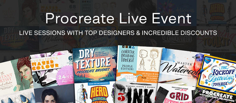 The awesome team of Design Cuts is running a flash sale week! Offering a 50% discount on more than 100+ BEST Procreate Brush Packs! On top of that, there is a Procreate Live Event :)

Find out more on the link below!
designcuts.com/live-products/…

#Procreate
#lettering
#calligraphy