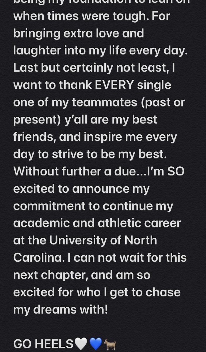 brynntbrown's tweet photo. 110% committed to the University of North Carolina!🤍💙🐐
#GoHeels 
@UNCTrack_Field https://t.co/jLoKaCKUHn