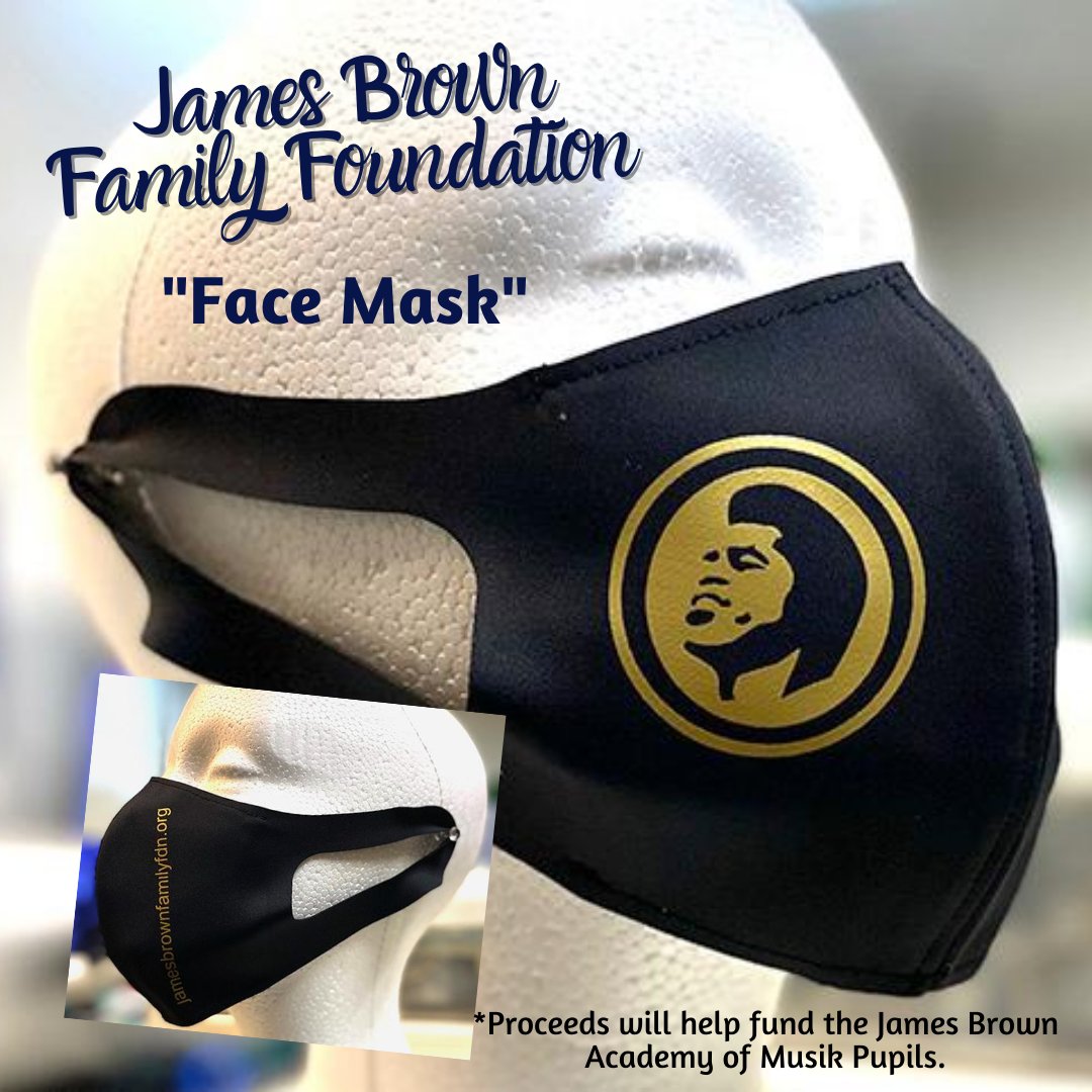 JamesBrownFF's tweet photo. The new normal necessities! Get your James Brown face mask for only $10 at https://t.co/xP58rYhypG
#facemask #jamesbrown #protectioncover #wearmask #washablemask https://t.co/vpMuZ3kmaY