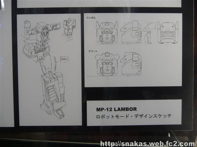 MP-11 Starscream version 1.5 was a revisit of the previous MP to return to the original concept, along with coronation gear. Then there is MP-12 Lambor/Sideswipe, who would be the first in a long line of carbots as cheaper but still excellent releases.