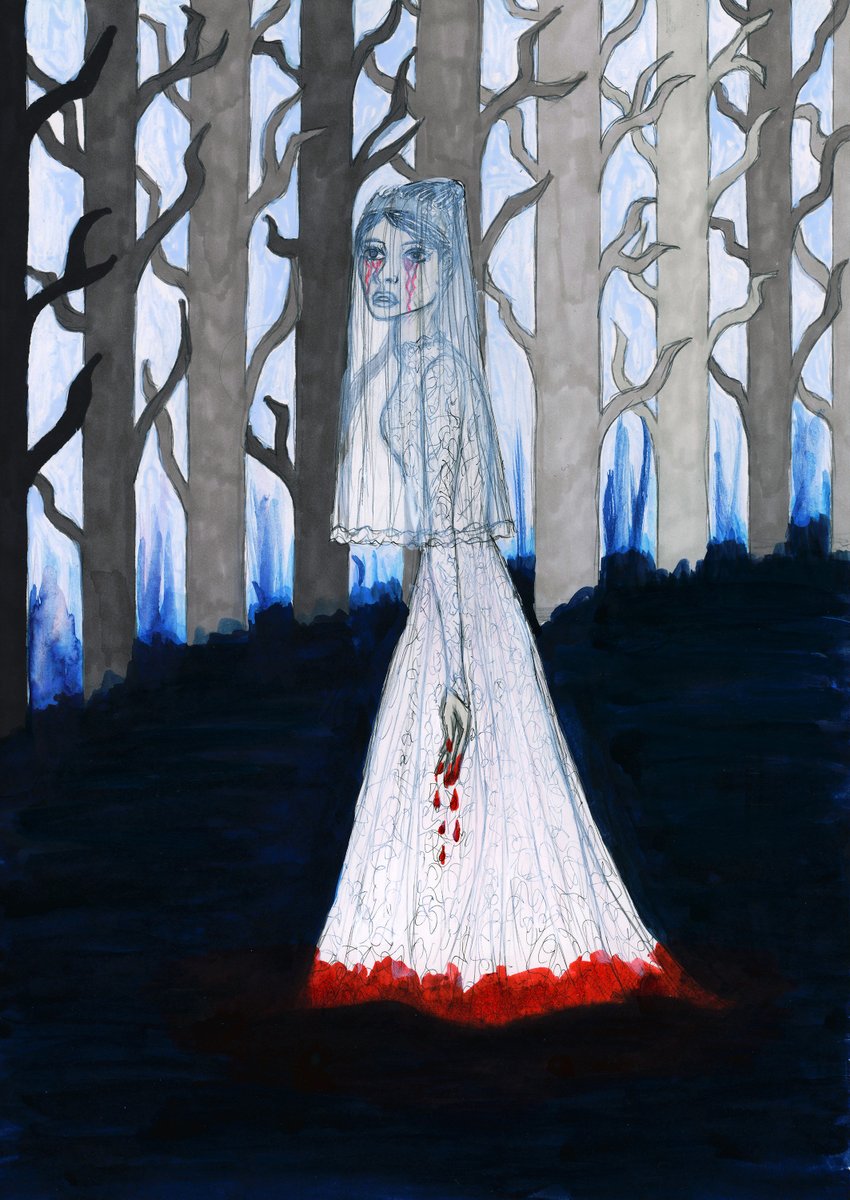 ChWArtDesign's tweet photo. Excited to share the latest addition to my #etsy shop: La Llorona Print | A4 Print | Spooky Print | Folklore Art | Mexican Folklore | Ghost Art | Ink | Inktober | Scary Art | Gift for Home https://t.co/OG2n8O66RE #drawingdrafting #bedroom #contemporary #artprint #a4pri https://t.co/YEGorRY7sz