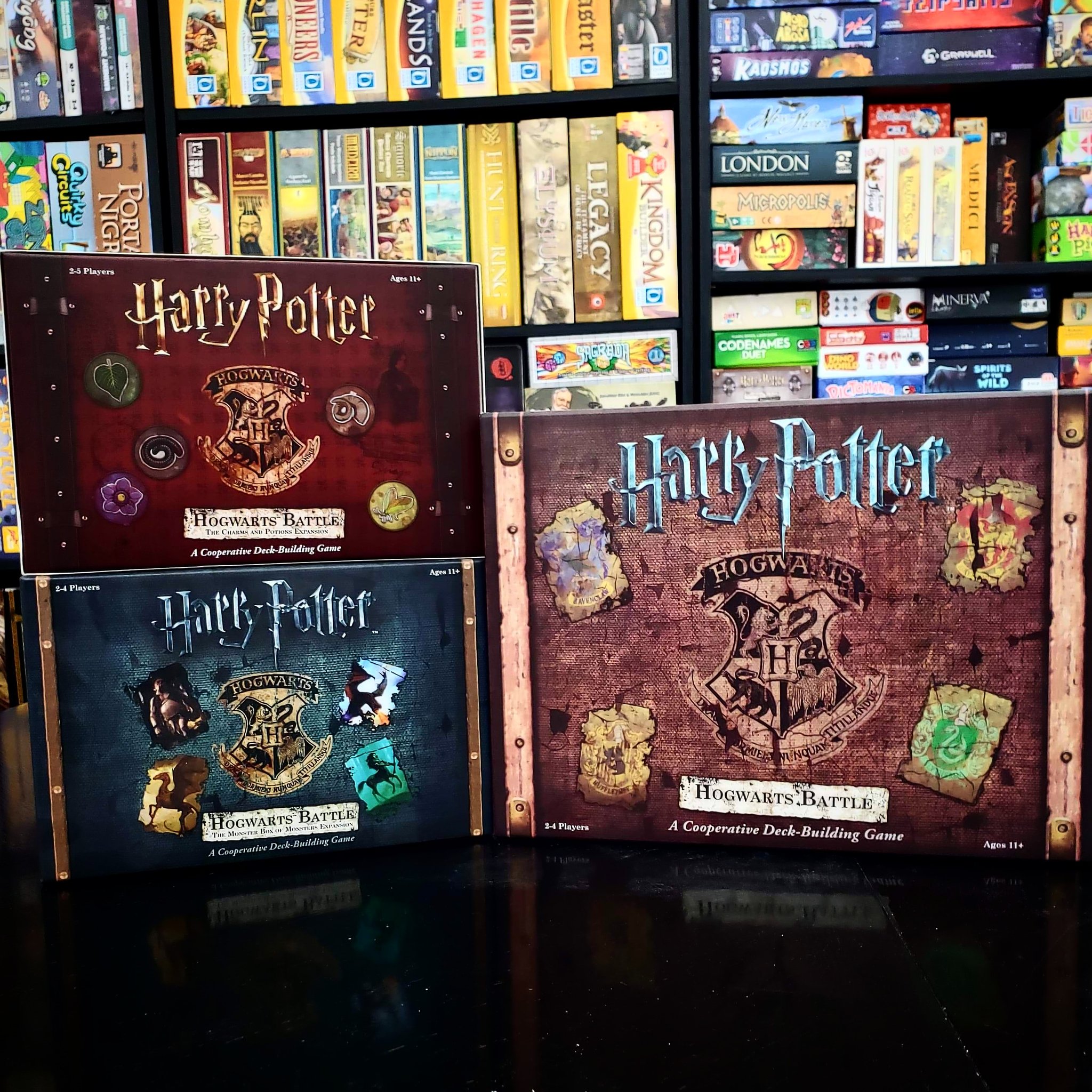 BoardGameGeek on Twitter: "The more I play Harry Potter Hogwarts Battle,  the more I love it!! Exciting new expansion called Charms and Potions was  released at Gen Con from @TheOpGames, so it