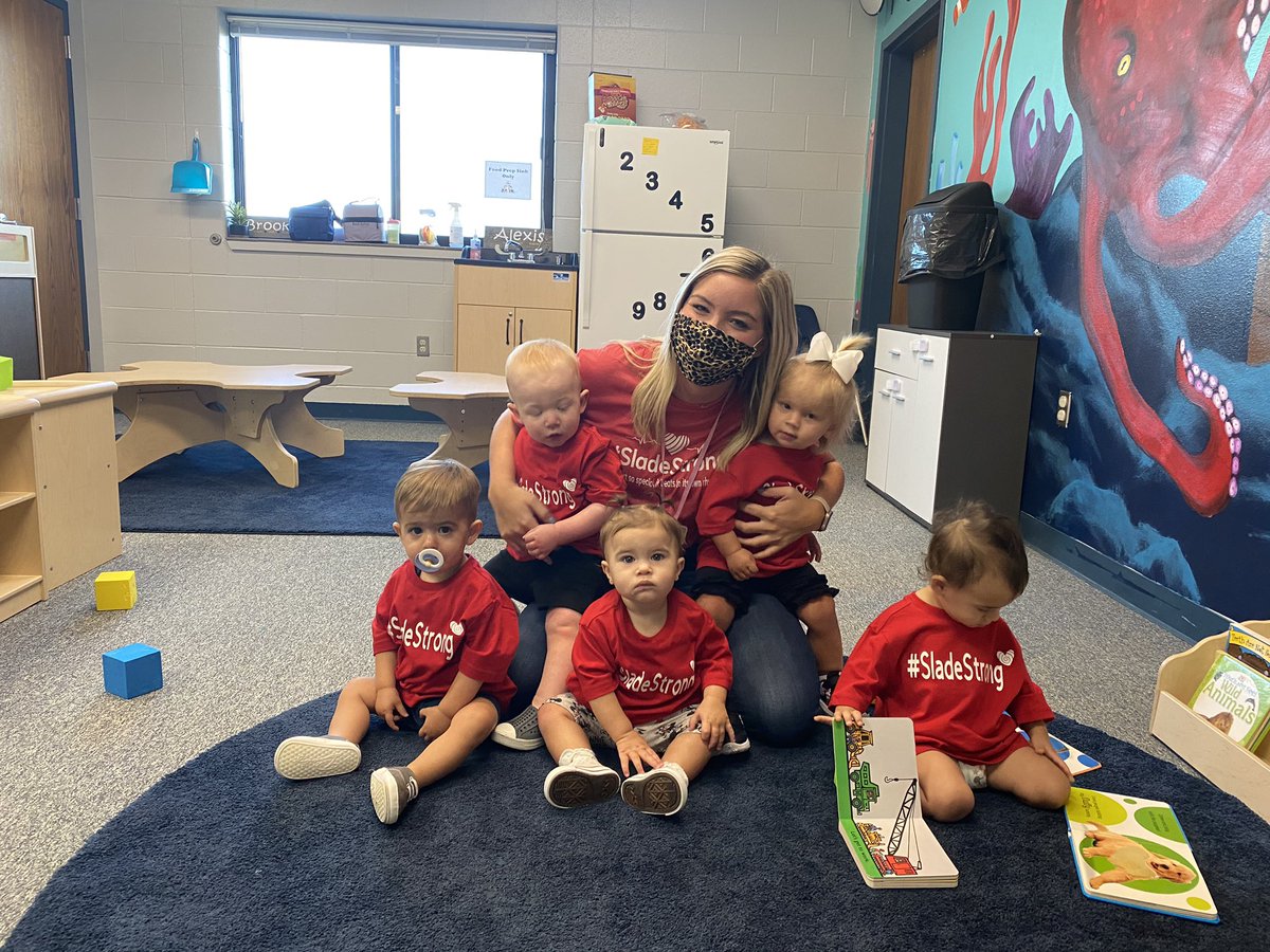 GISDbuccaneers's tweet photo. Adventurers wearing red in support of Slade!!! #GISDlittlebucs #SladeStrong https://t.co/n0TiBAvmh9