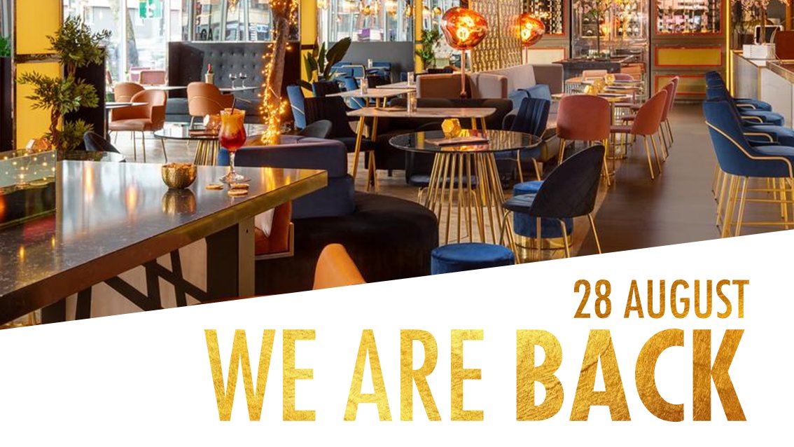 pullmanlondon's tweet photo. We are ecstatic to announce that we will be re-opening on Friday 28th August! 
The most stringent standards &amp; protocols have been put in place so that we can, without a doubt, welcome you in the best conditions.
We look forward to welcoming you back! #Allsafe #UpYourGame https://t.co/6mlekh4pbe