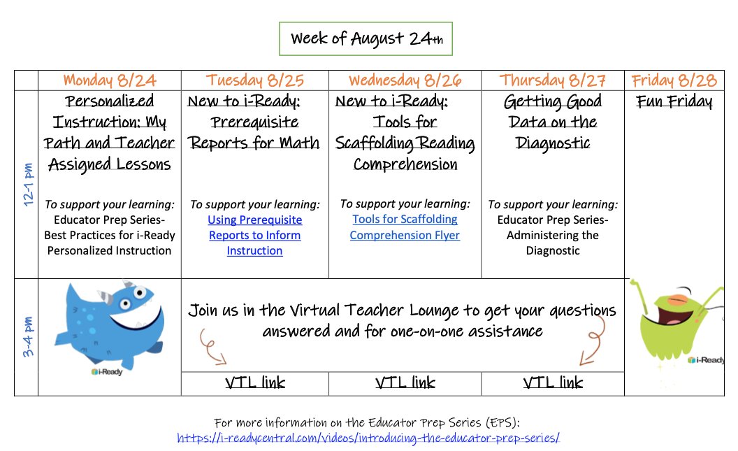 PauletteEdu's tweet image. FREE i-Ready back to school webinars for NYC schools!!  Check out the schedule this week at i-ready.com/nyc   #ireadynyc @CurriculumAssoc