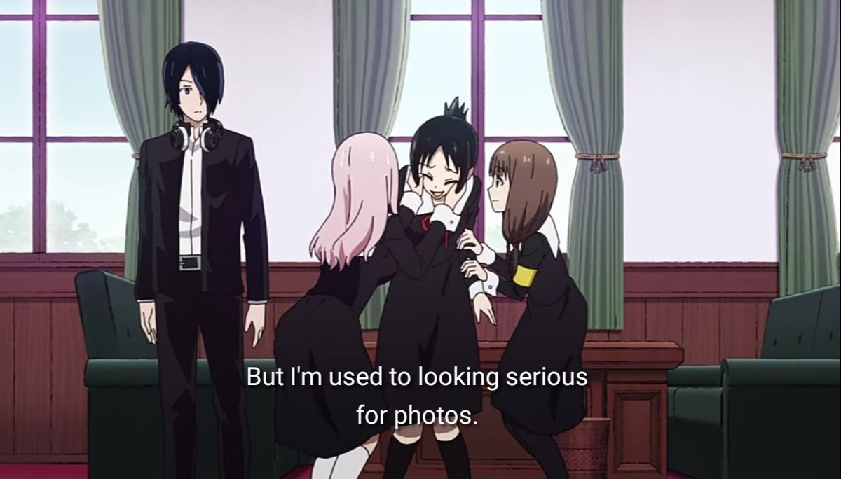 detectivegal_'s tweet photo. My friends forcing me to smile while I can't
Kaguya I can feel you 🥺
#Anime #LoveIsWar https://t.co/zrxG56uh29