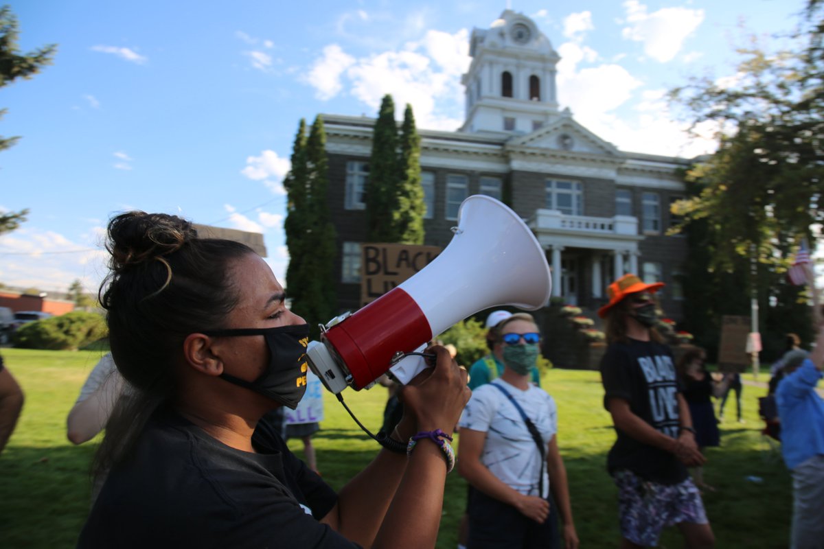 “The reason I did this was because I went to high school here, and I didn’t have a good time in the community. I’ve always been targeted for being Black since high school,” Stanfield said. She remembers classmates throwing food at her, or whispering the N-word in the hallways.