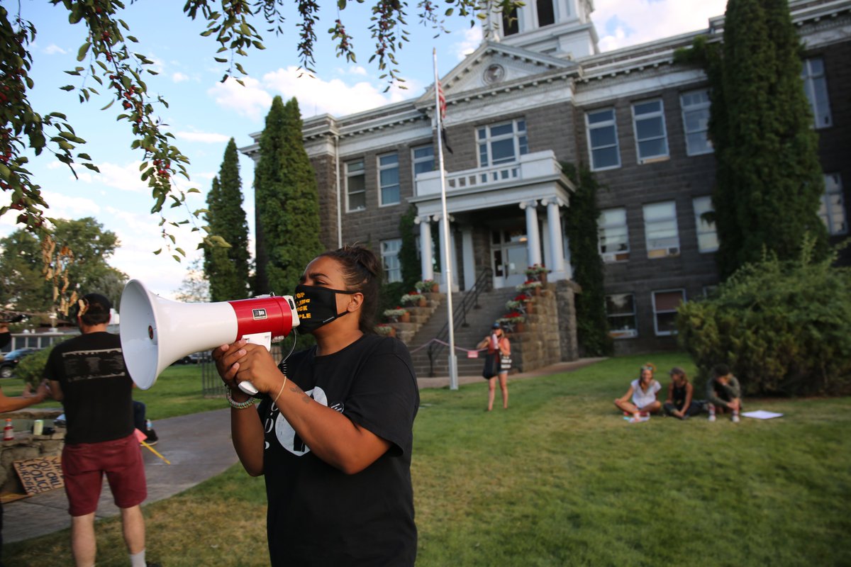 Shortly after Minneapolis police killed George Floyd, 28-year-old Josie Stanfield organized a Black Lives Matter protest in the Central Oregon town of Prineville, home to about 10.5K residents. Fewer than 1% are Black.