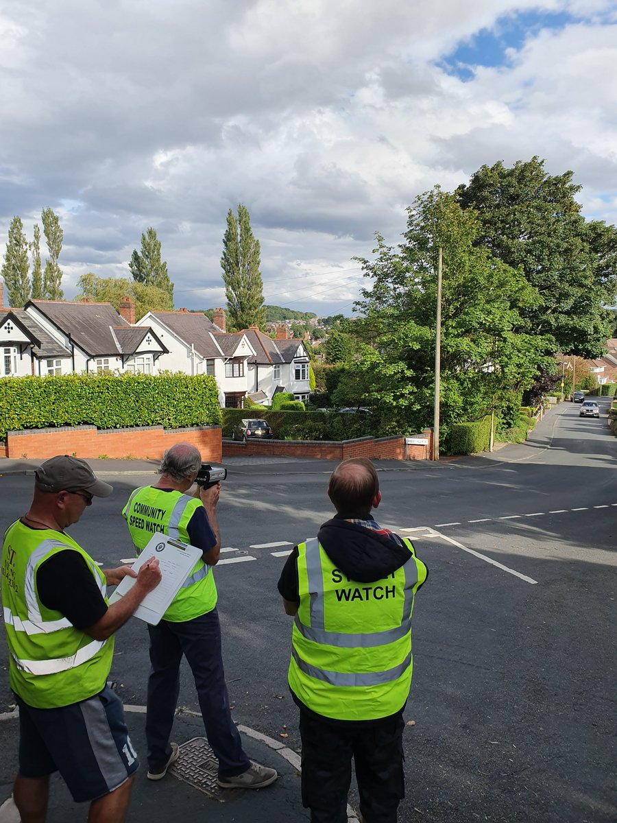 PCSO Kettley and PCSO Woodhall alongside green park community speed watch today have conducted a speed watch event on Tansley Hill Road. 

#CommunityEngagment