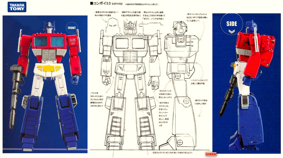 And the other big one: MP-44 Optimus Prime! The third go at Optimus Prime, that follows up on the new standard set by Megatron and went even further. With...a matching pricetag.