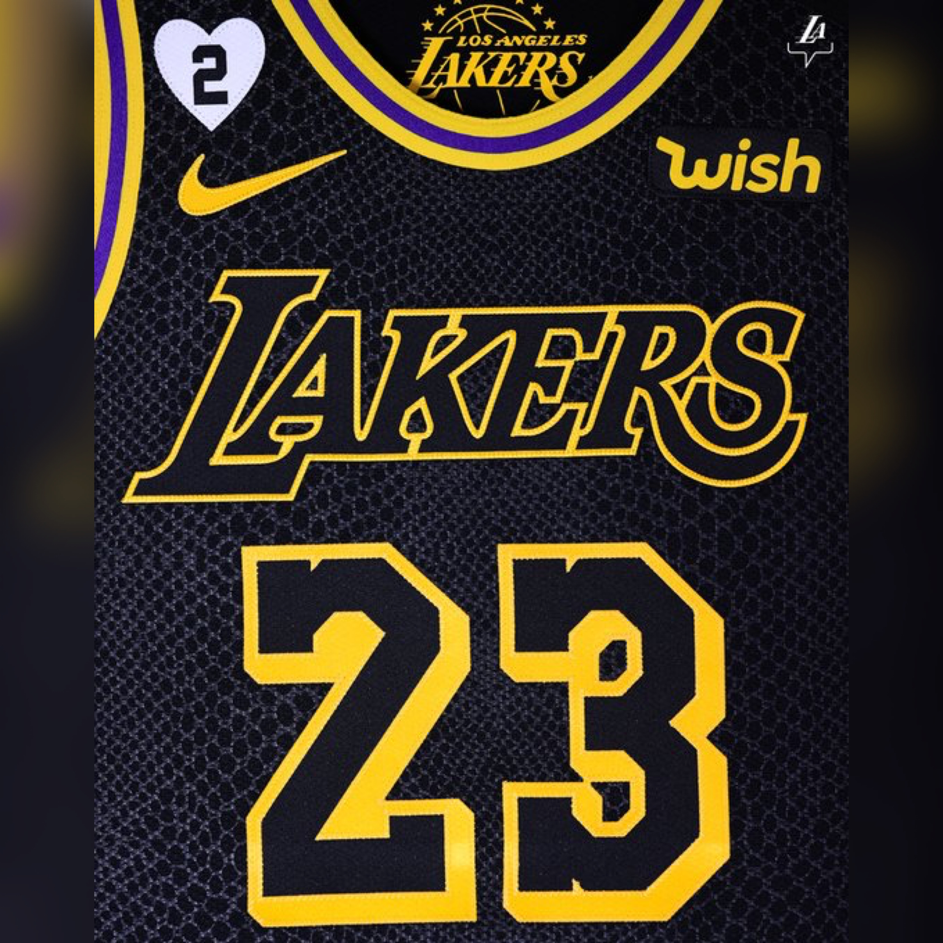 Lakers honor Kobe Bryant with 'Black Mamba' jerseys, Gigi Bryant patch