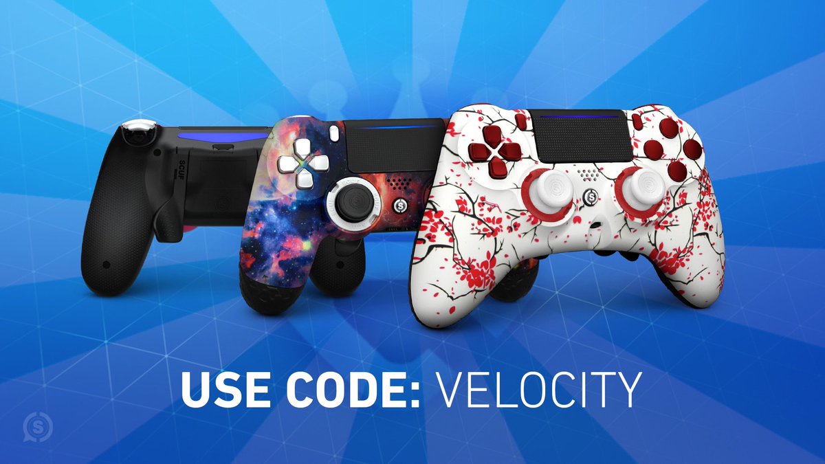 velocity's tweet image. If you guys didn’t know already, i am partnered but @ScufGaming. If you’d like to support me, you can use code ‘Velocity’ at checkout when buying anything from this link: scuf.co/Velocity . Just pressing on the link helps a ton as well, thanks 🎮❤️