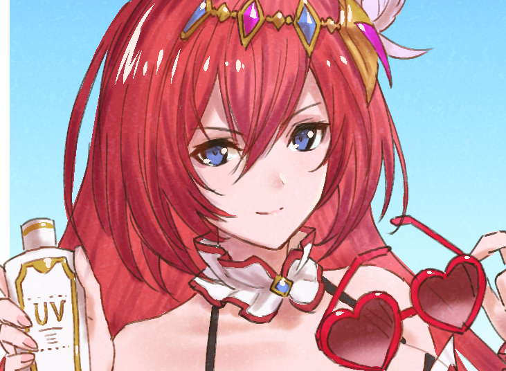 水着ブローディアさんはもちろん天井ですよ 1年 長かった はのすけ のイラスト