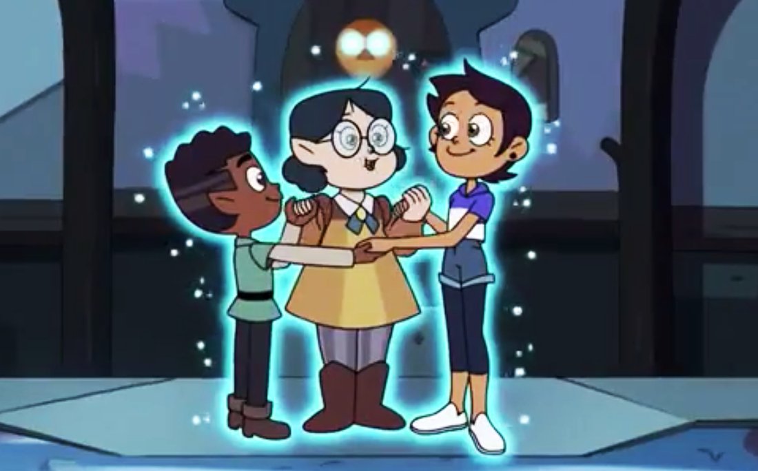 2/? We know how powerful Luz is in contrast with other witches, we saw it in Hooty’s Moving Hassle. She animated a whole house when Amity, Boscha and Skara couldn't even animate a doll. From Eda's Mouth: "That takes some powerful magic"  #TheOwlHouse