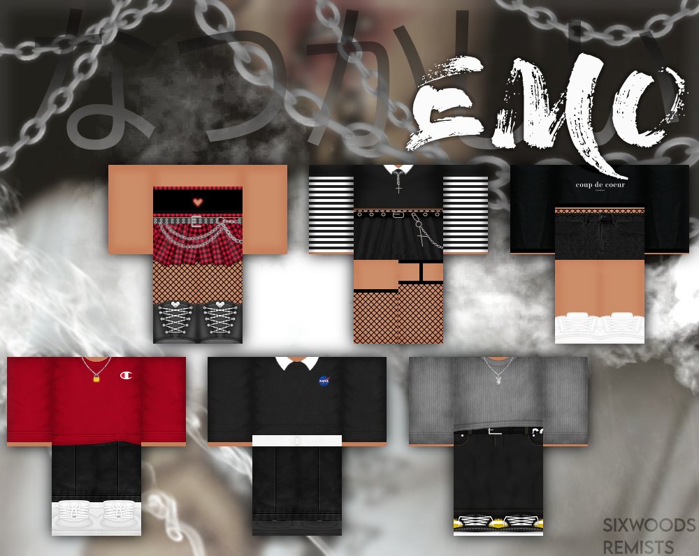 remists on X: remists x @6sixwoods - emo collection✧・ﾟ: links in desc, buy  the original!! #roblox #robloxclothing #robloxdesigner #robloxart   / X