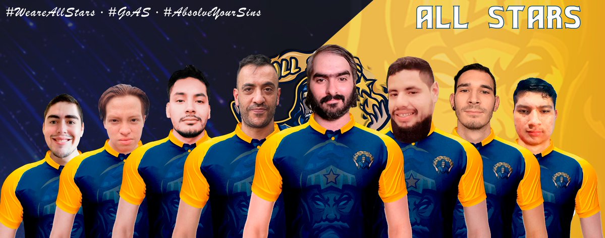 Y aquí el equipo al completo donde esperamos dar muchas alegrías y buenos momentos de juego.

La familia esta bien cubierta y entre todos buscaremos la gloria. 

<a href="/TG_Paragon/">Team Paragon</a> tiene academy pero de la buena!!🤪

#WeareAllStars🧙🏻‍♂️· #GoAS✨· #AbsolveYourSins🖤