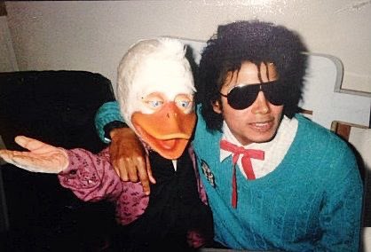 Michael with Donald Duck!