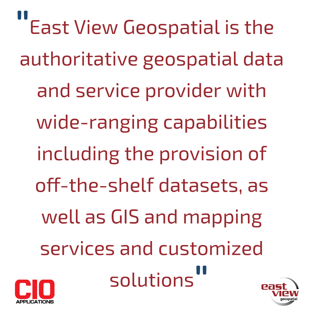 EVGeospatial's tweet image. Following our Top Esri Solutions Provider recognition, @CIOApplications published a profile on East View Geospatial. View the featured article on the top of CIO&apos;s Esri homepage.  bit.ly/2QyP7WR #Geospatial #CIO #CIOApplications #Maps #Data #GeospatialData #Mapping