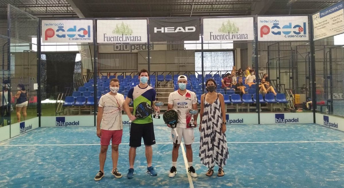 Acabado el 1⃣8⃣⭐️@blupadelindoor 

Final masculina

🏆<a href="/javitingOFICIAL/">javier palasí lozano</a> <a href="/ToniCardona_WPT/">Toni Cardona</a> 
✏️6/3 6/4
❌<a href="/javiredondo94/">Tutti</a> @PabloGNeria