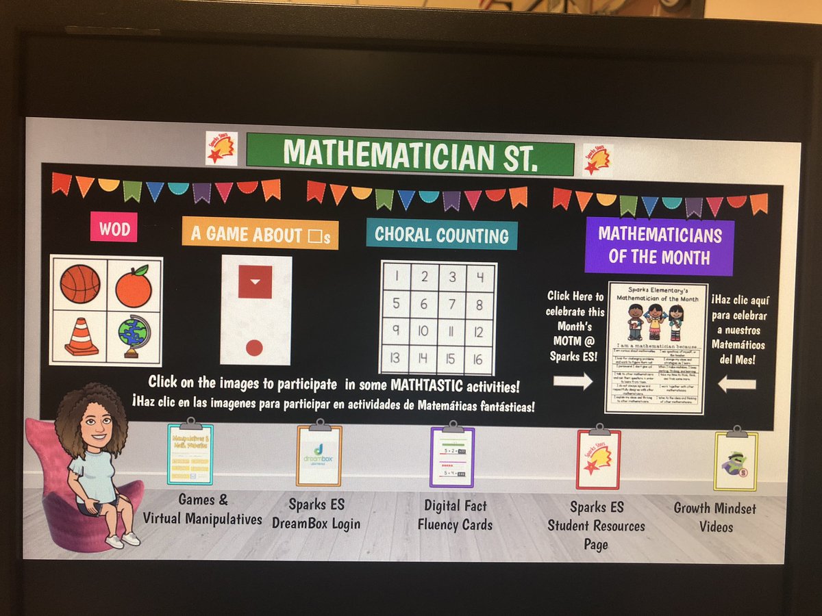 MarianaBreaux's tweet photo. Wooo! Super excited to launch our virtual #MathematicianSt! Thanks @LisaBaumann8 for sharing your website & reminding us that we can continue to #Mathematize our schools virtually! #mathematizechat #PISDMathChat #iteachmath #elemmathchat https://t.co/87tkrthVLE