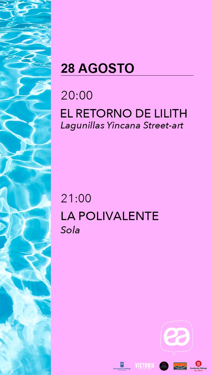¡¡¡¡¡¡EEEEHHHHHH!!!!!!! 

¡QUE VOLVEMOS!

Compra tu entrada en eamalaga.com y no te quedes sin tu #viernesalafresquita 💛💜💙