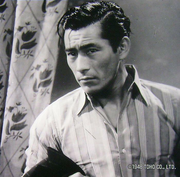 Toshiro Mifune - check out "Rashomon" and "Drunken Angel"...and basically everything else he ever did ever.