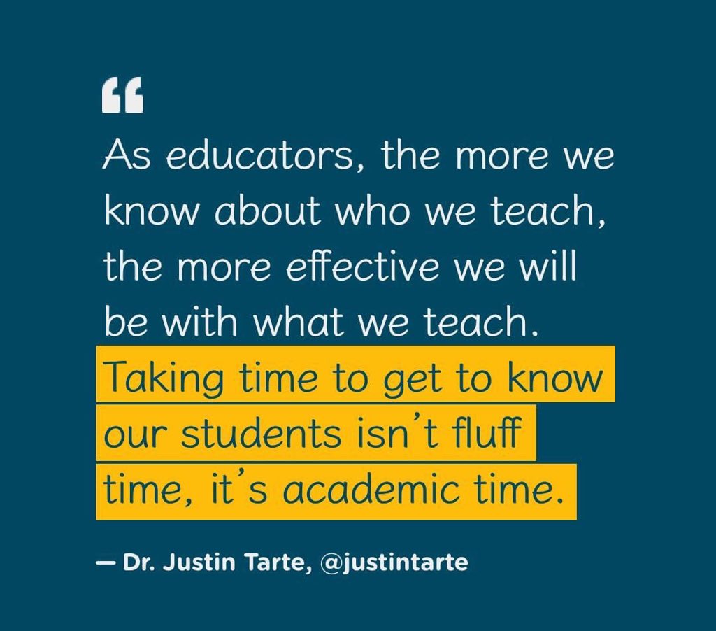 Absolutely! Know your learner, build the rapport and see them grow.