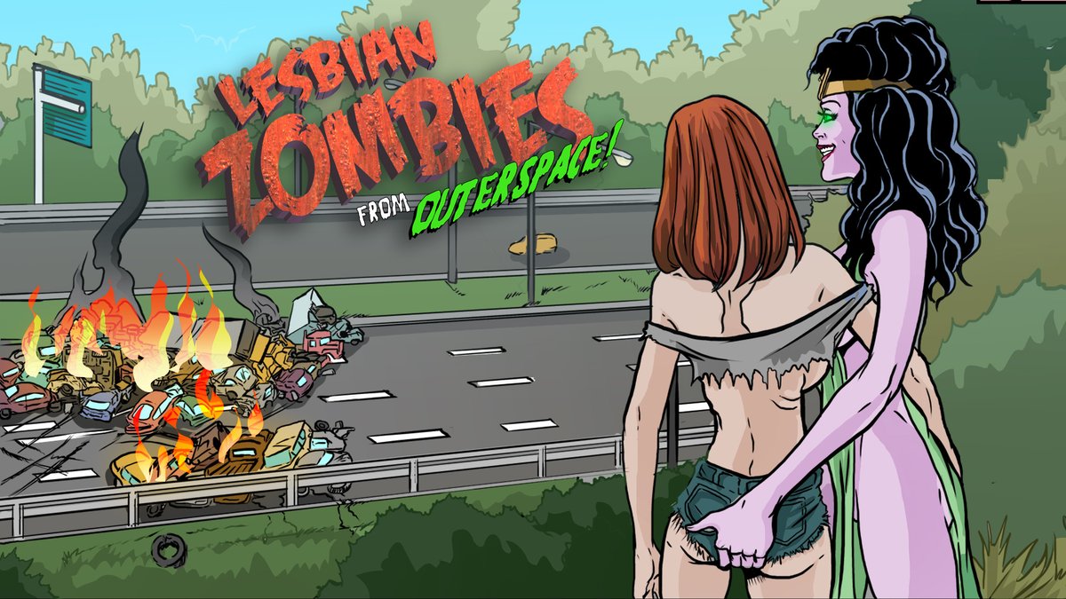 Zombies grab ass in Lesbian Zombies From Outer Space.

lesbianzombies.com

#comics #horrorcomic #zombies #funny #lesbians