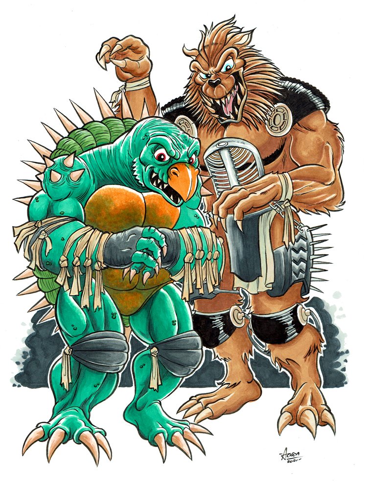 cartoonistaaron's tweet photo. More Turtles commissions! #tmnt #secretoftheooze #90skid https://t.co/WVrSGHbkAm
