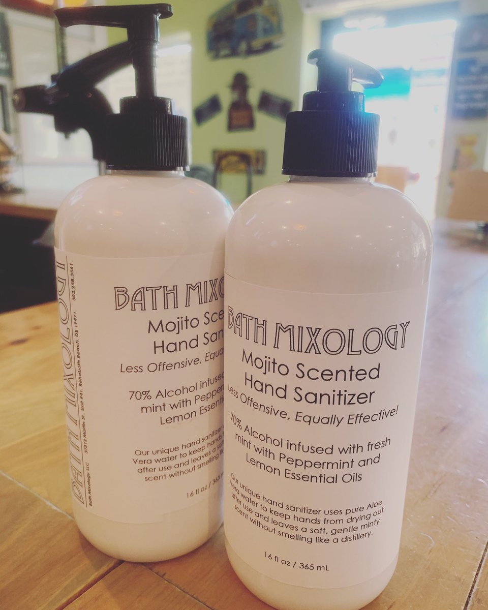 BathMixology's tweet photo. Bottled, labeled and ready to goooooo! $20 per 16 oz bottle, $4 per 2 oz bottle! Hit us up! #bathmixology #bathmixologyco
.
.
.
.
.
#handsanitizer #vegan #allnatural #covid19 #covid #coronavirus #handmade #supportsmallbusiness #supportlocalbusiness #rehoboth #rehobothbeach #inde https://t.co/UzxbZuZdaJ