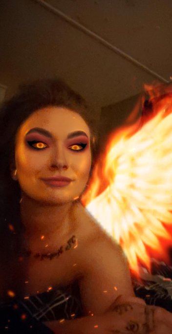 Burning angel... Lol https://t.co/xraWPe4BWl<a href="/tag/newprofilepic"class="tags"><span>#newprofilepic</span></a>