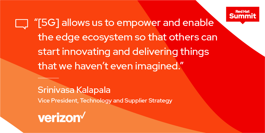 sarimzia's tweet photo. RedHatTelco: .Verizon’s kalapalasm shares how the company has provided customers & partners the tools they need to survive, work and succeed during this time. Tune in to see his conversation with PaulJCormier on-demand from #RHSummit. #KubeCon + #CloudNa… https://t.co/DltlUaacfk