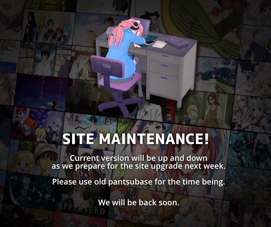 pantsubase's tweet photo. 🚧 Site Maintenance 🚧

Current site version will be up and down as we prepare for the site upgrade next week.

Please use https://t.co/cE6CFXXeo0 for the time being.

We apologize for the inconvenience this may cause.

-Pantsubase Management 🛡 https://t.co/GOajONy9IZ