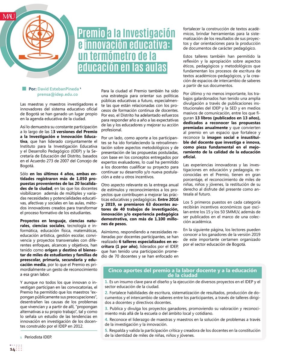 IDEP Bogotá tweet media