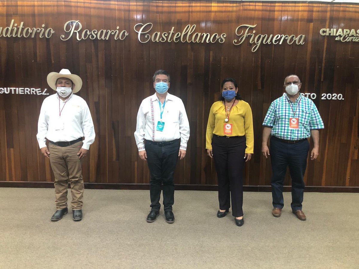 confenacam's tweet photo. CONFENACAM || Reunión en Palacio de Gobierno del Estado de Chiapas.

El día viernes 21 de agosto del presente fue recibido nuestro Presidente Nacional Ing Esquivel por el Lic Ismael Brito Secretario de Gobierno con la estructura de la Familia #CONFENACAM Chiapas. https://t.co/2miBVQAQKG