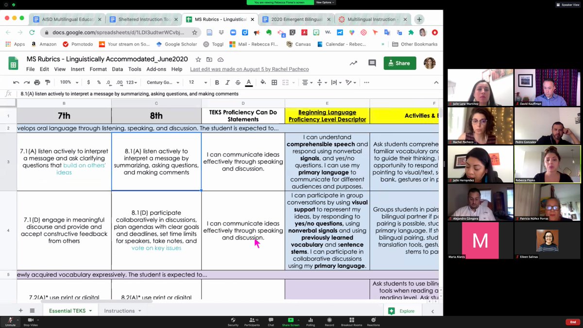 Very proud of our <a href="/AISDMultilingue/">AISD Multilingual Ed</a> team as they shared with TEA several of <a href="/AustinISD/">Austin ISD</a>'s remote learning tools that support effective Dual Language and ESL program implementation while learning is taking place off campus.