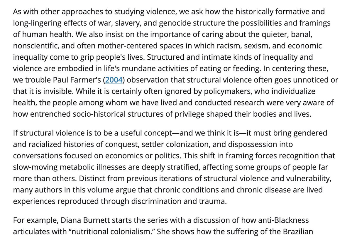 Glad to have co-edited a new  @AmAnthroJournal Vital Topics collection with  @megan_a_carney,  @alyshiagalvez &  @NutrireL  https://anthrosource.onlinelibrary.wiley.com/doi/10.1111/aman.13437?fbclid=IwAR0NycxSgfMLz3aZrQYQU5dbORD1F_lAq4W0t_7pfctRGboUefdWrx9bdnk