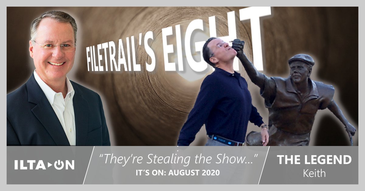 FileTrail's tweet photo. “How does he do it?”

Keith Schneider of @FileTrail is "The Legend" on the #FileTrails8 team at #ILTAON.

Before you know it, he’s made things happen. You’re never quite sure what lengths he’s gone to, to make it happen. But the results always speak for themselves. 

#ILTAsOnIt https://t.co/rfYnXTQbXm
