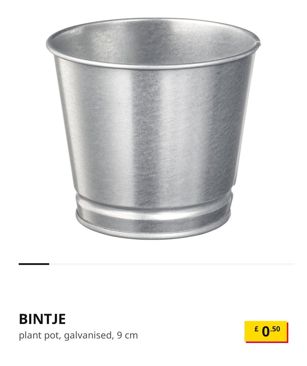Last but not least I got 4 of these Bintje plant pots, but to use as pen pots in the writing area. The yellow and red caddy's we have are a bit bright for my liking and thought these would be a welcome addition!