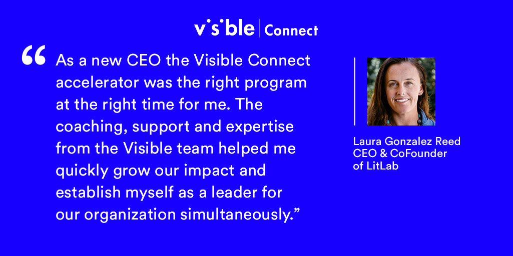 Social entrepreneurs – are you looking for clarity, connections, and capital? Apply for #VisibleConnect, a 9-month virtual accelerator hosted by @Visible and @ThisIsUncharted for nonprofit startups using mobile tech to change their communities. bit.ly/3ii2Ixc